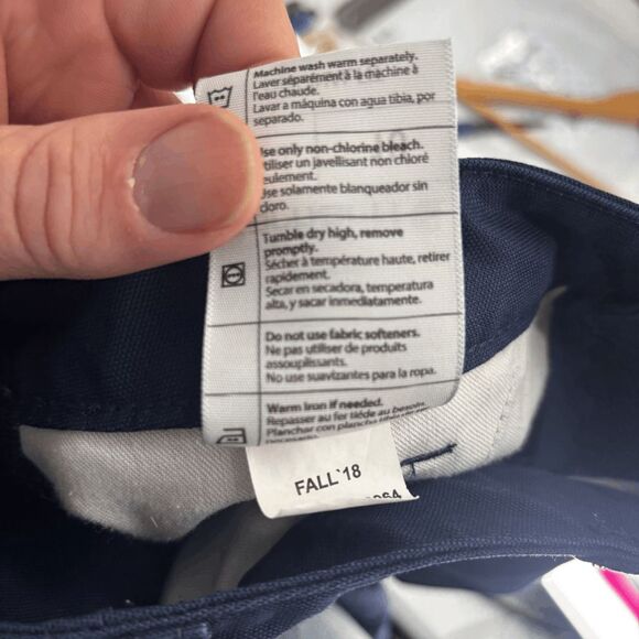 Carhartt Women's Canvas Carpenter Blue 10 Inch Inseam Shorts Size 10 34W EUC - Picture 8 of 8